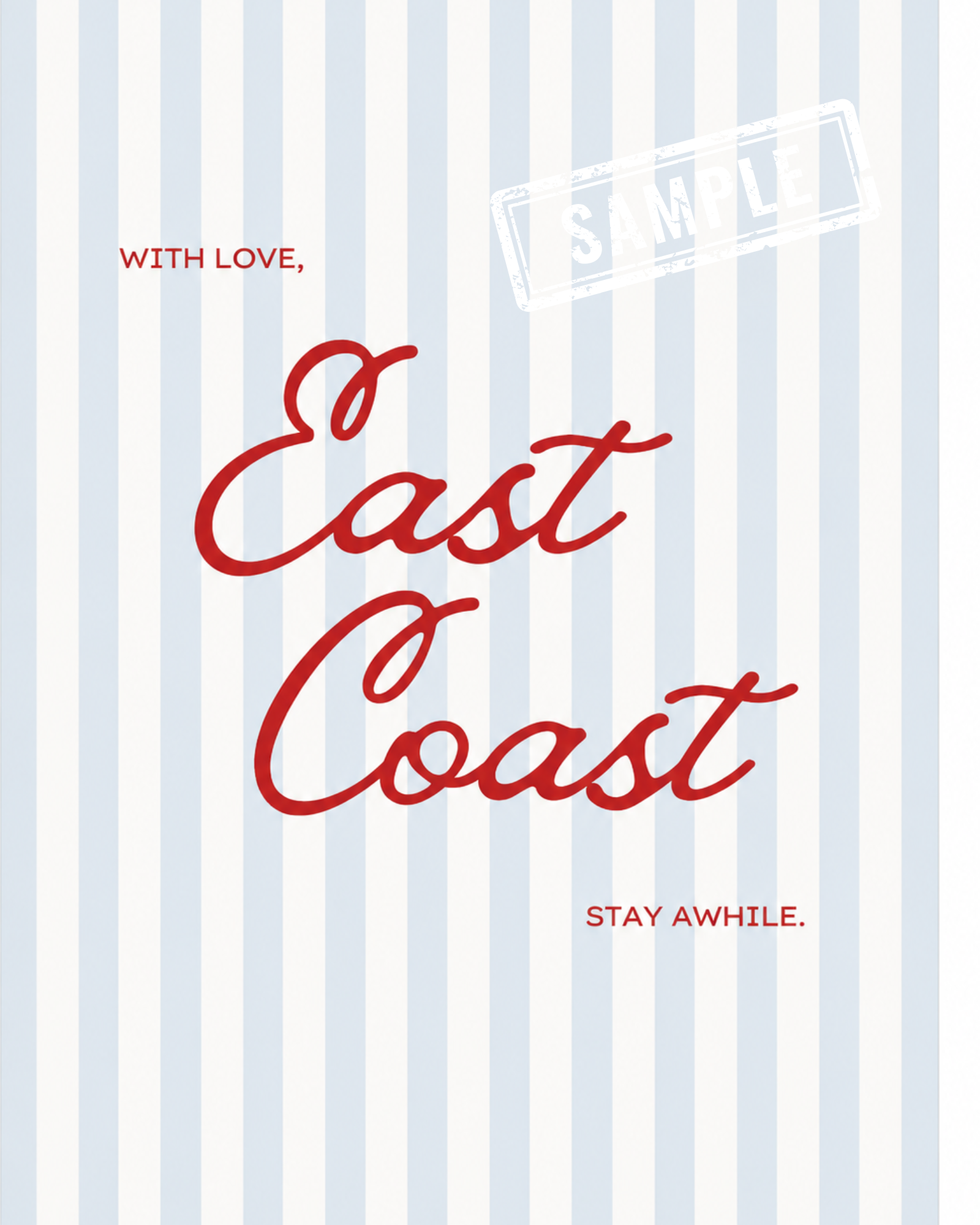 With Love, East Coast